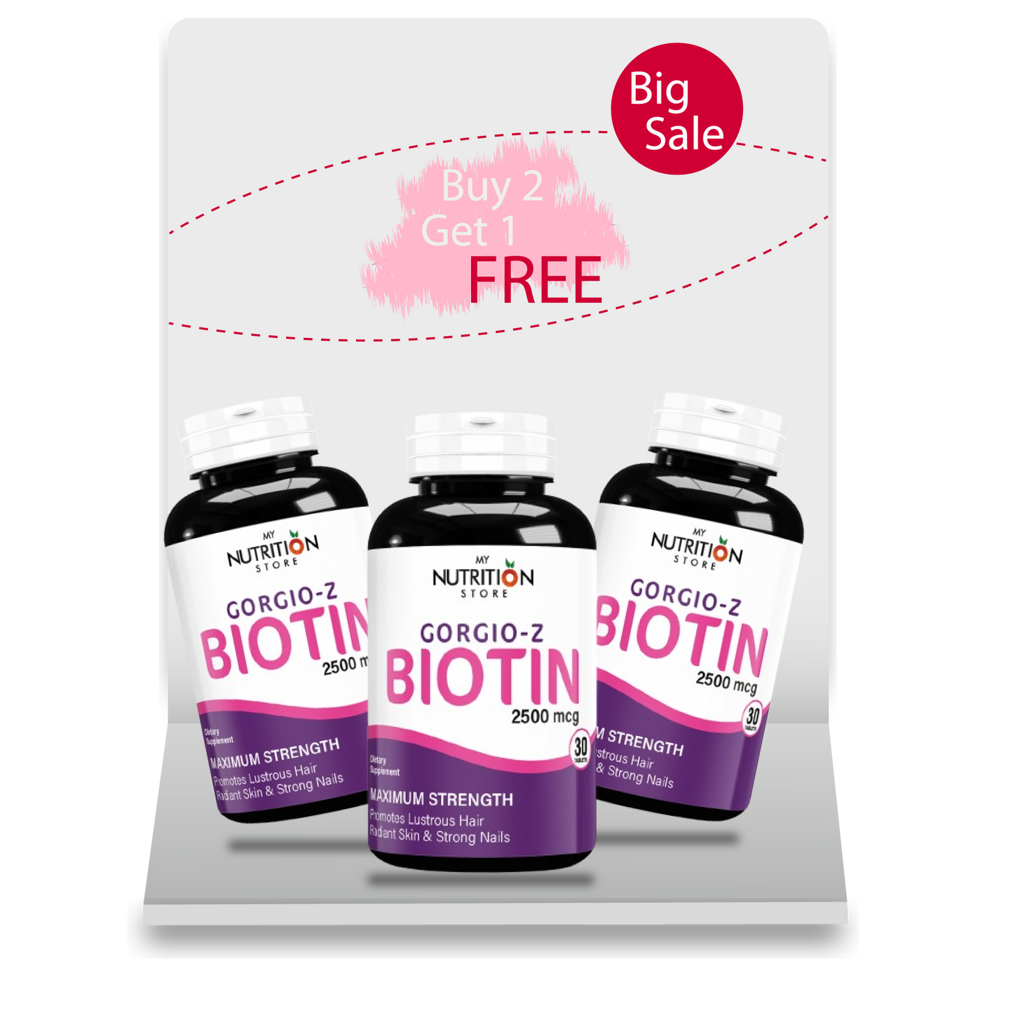 BY GORGIO-Z-BIOTIN 2 & GET 1 FREE