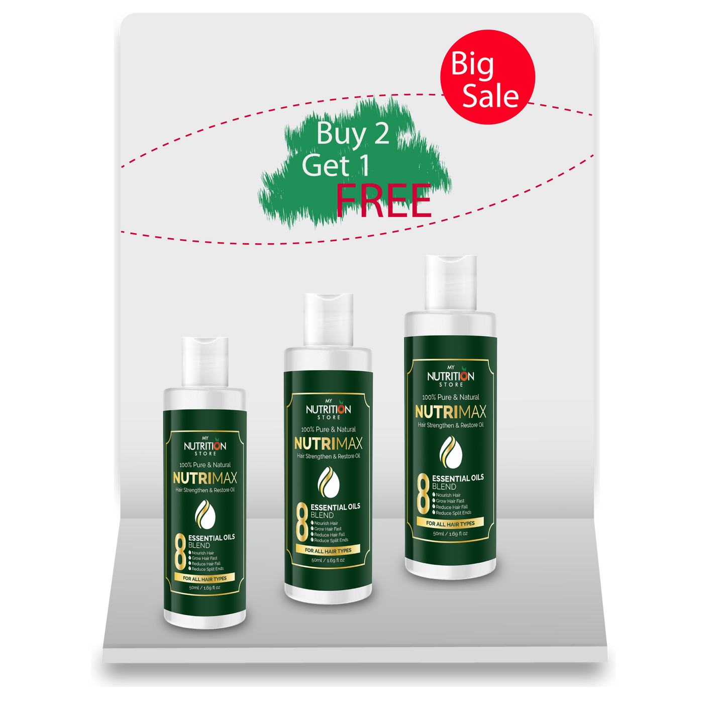 Buy 2 NutriMax Oil (50ml) Get 1 Free